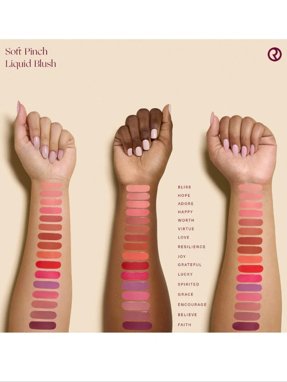 Rare Beauty Soft Pinch Liquid Blush In Happy